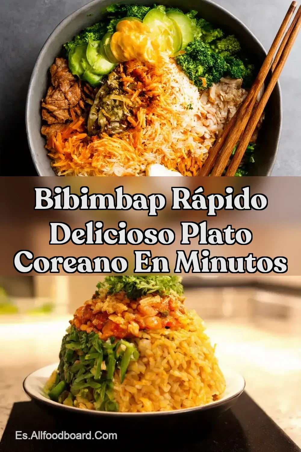 Bibimbap Rápido y Fácil Receta Coreana en 30 Minutos