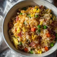 Arroz Frito Crujiente para 4 Porciones