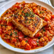 Bacalao Con Tomate para 4 Personas