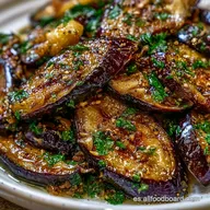 Berenjenas Al Microondas con Ajo y Pimienta