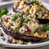 Berenjenas Rellenas de Bacalao al Horno