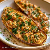 Berenjenas Rellenas de Atún y Espinacas
