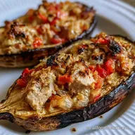 Berenjenas Rellenas de Atún al Horno