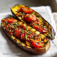Berenjenas Rellenas de Carne: Relleno Jugoso y Gratinado