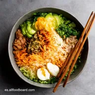 Bibimbap R&aacute;pido y F&aacute;cil Receta Coreana en 30 Minutos