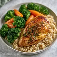 Almuerzo de Pollo y Quinoa en 25 Minutos