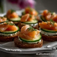 Canap&eacute;s Elegantes: Bocados Fr&iacute;os Sofisticados