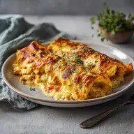 Canelones de Carne con Bechamel para 4