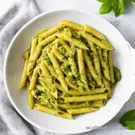 Casarecce Pesto Pasta con Argui&ntilde;ano Sabor Italiano F&aacute;cil