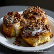 Cinnamon Rolls con Pecanas: El Secreto del Caramelo Pegajoso