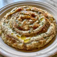 Crema de Berenjena Asada con Tahini