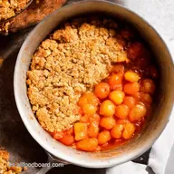 Crumble Cerezas Argui&ntilde;ano El Postre M&aacute;s F&aacute;cil y Crujiente