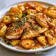 Dorada Al Horno Con Patatas