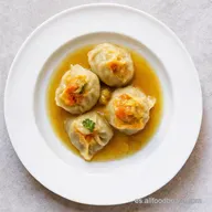 Dumplings Rosa Rellenos de Verduras Un fest&iacute;n floral