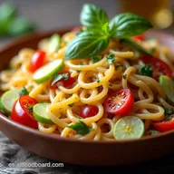 Ensalada de Fideos Fiesta La Receta M&aacute;s Sabrosa