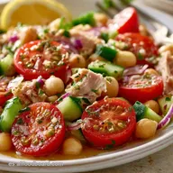 Ensalada De Garbanzos Para Almorzar 4p