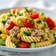 Ensalada De Pasta Fría Fácil para 4