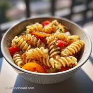 Ensalada De Pasta Fr&iacute;a Sencilla: 25 Minutos
