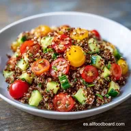 Ensalada Quinoa Fresca Verano: C&iacute;trica y Crujiente