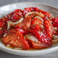 Ensalada Pimientos Asados Ventresca: Fresca y Saludable