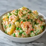 Ensaladilla Rusa con Gambas: Receta Casera