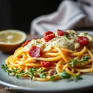 Espaguetis Carbonara Aut&eacute;ntica: &iexcl;Un Viaje a Roma en 25 Min!