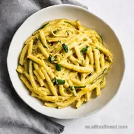 Espaguetis de Calabac&iacute;n Carbonara Vegetariana F&aacute;cil y R&aacute;pida