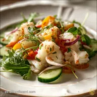 Esqueixada de Bacalao Casera