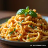 Fideos con Pollo Cremoso La Receta de la Abuela F&aacute;cil y R&aacute;pida