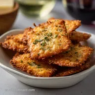 Galletas de Queso Parmesano Crujientes: Receta F&aacute;cil y Salada