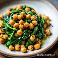 Garbanzos con Espinacas para 4 Raciones