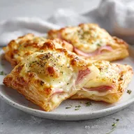 Hojaldre de Jam&oacute;n y Queso en 30 Minutos