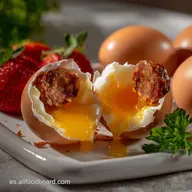 Huevos Rotos Con Chistorra: Crujientes Patatas y Yema Cremosa