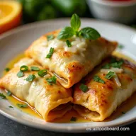Empanadas de Chayote Crujientes Plato Mexicano para la Cena