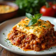 La Mejor Lasa&ntilde;a de Carne Molida con Salsa Blanca Casera