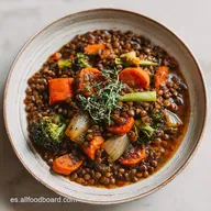 Lentejas con Verduras: Guisadas en 1 Hora