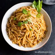 Pad Thai Casero Delicioso Receta F&aacute;cil al Estilo Tailand&eacute;s