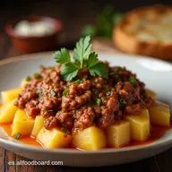 Cocina Papas con Carne Molida Receta Secreta de la Abuela