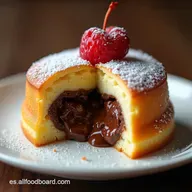 Pastel Relleno de Chocolate Bizcocho H&uacute;medo con Ganache Sedoso