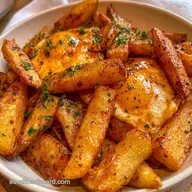 Patatas Fritas con Huevos para 4 Personas