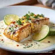 Pescado en Salsa Blanca Cremosa al Lim&oacute;n: Receta R&aacute;pida