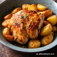 Pollo al Horno con Patatas Receta Familiar M&aacute;s F&aacute;cil Imposible