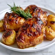 Pollo Al Horno Jugoso para 4 Personas