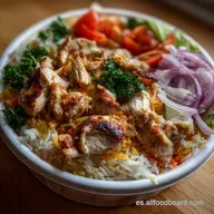Pollo con Arroz Estilo Carrito Halal: La Receta Callejera de NY