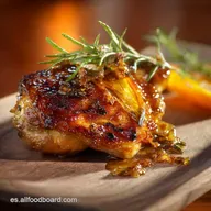 Pollo con piel de naranja crujiente: la receta con glaseado perfecto