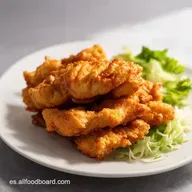 Pollo Frito Coreano Crujiente Receta Dakgangjeong de Feria