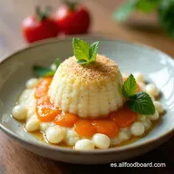 Receta de Pud&iacute;n de Tapioca Cremoso con Leche de Coco y Fruta