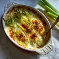 Receta Puerros Gratinados al Horno para 4