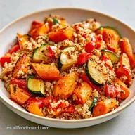 Quinoa Con Verduras Asadas Nutritivas