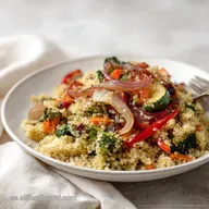 Receta con Quinoa y Verduras Salteadas: R&aacute;pida y F&aacute;cil en 30 Minutos